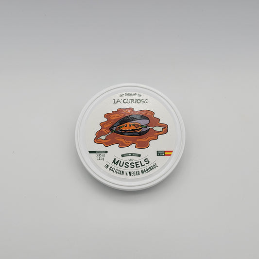 La Curiosa - Mussels in Galician Vinager Marinade - Product From Spain