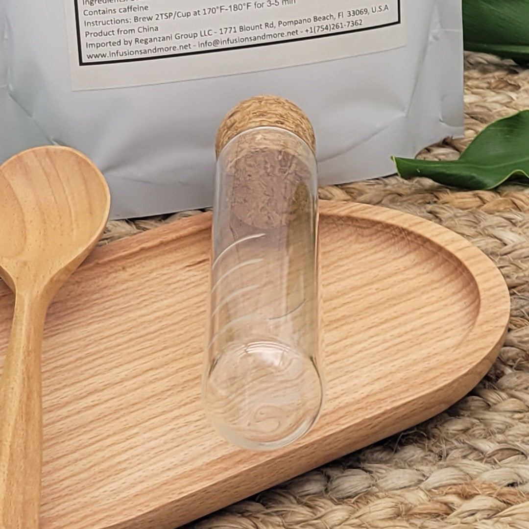 Glass Test Tube Infuser for Loose Leaf Tea