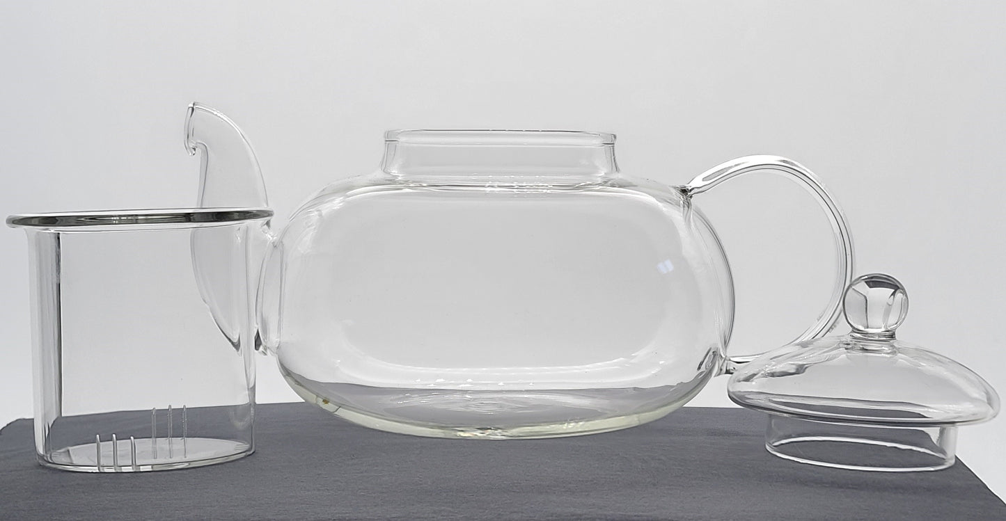 Tea Teapot With Strainer 27oz (800ml) Glass Teapot I&m